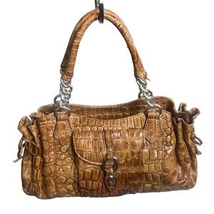 Roberta Gandolfi Snake Tote Leather Purse Bag